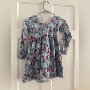 Hanna Andersson Light Blue Dress with Unicorns